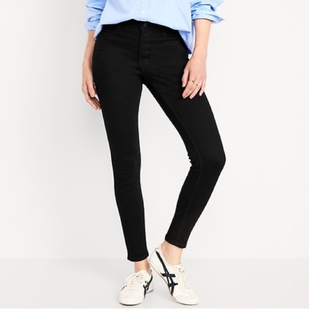 High-Waisted High-Rise Super-Skinny Jeans